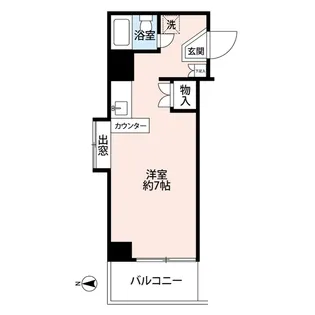 信開グランドハイツ・ヴァンヴェール【4階】の間取り