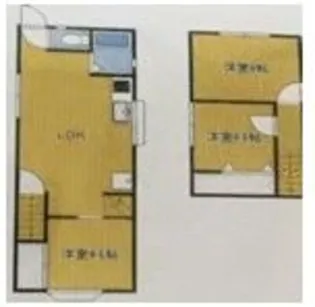 上広谷店舗付住宅(2~3F)【2階】の間取り