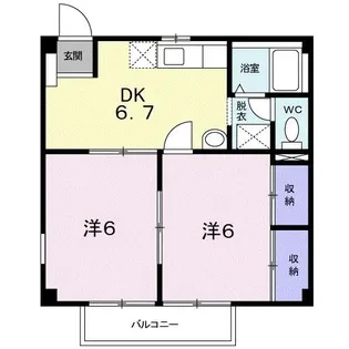 キャッスルライフ【2階】の間取り