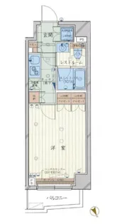 ルーブル都立家政伍番館【4階】の間取り