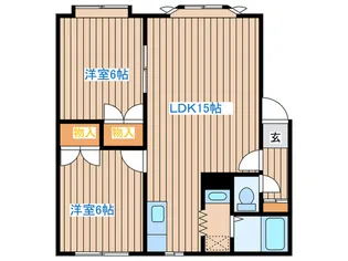 コニパルC【2階】の間取り