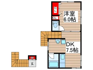 加藤荘【2階】の間取り