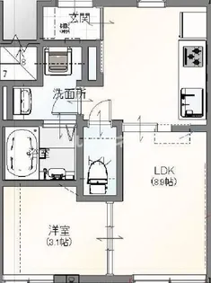 フルスタII【3階】の間取り