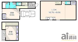 東京都小平市小川西町3【一戸建】の間取り
