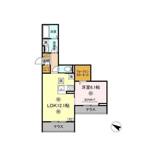 リアン(天久保)【1階】の間取り