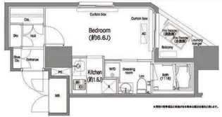 コンフォリア西蒲田【9階】の間取り