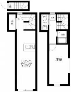 東京都大田区東矢口2【アパート】の間取り