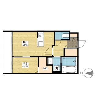 広島県福山市昭和町【マンション】の間取り