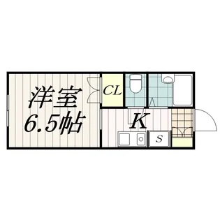メゾンビフォア【2階】の間取り