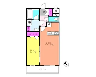 Avenir de Clochette【2階】の間取り