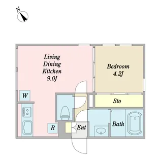 ロータス西新宿【2階】の間取り