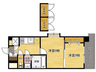 ORIENT BLD NO.87 マリアージュステーション【5階】の間取り