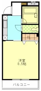 プレステージ高島【1階】の間取り