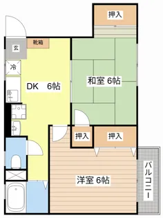ヴェルドミール【2階】の間取り