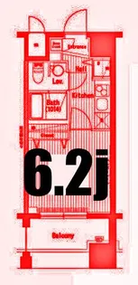 ガーラ・プレシャス横濱関内【8階】の間取り