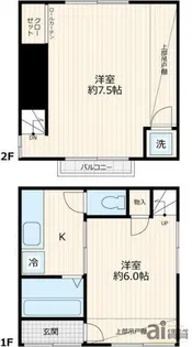 埼玉県ふじみ野市桜ケ丘3【一戸建】の間取り