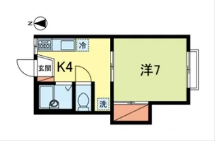 クレッセントハイツ【2階】の間取り