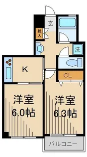 東京都練馬区桜台1【マンション】の間取り