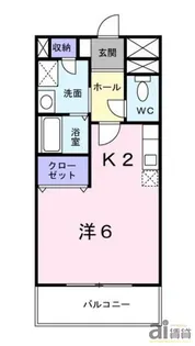 東京都小平市小川町2【マンション】の間取り