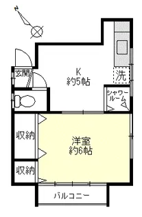 サンハイツ西原【2階】の間取り