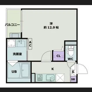 埼玉県入間市下藤沢5【アパート】の間取り