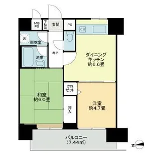 ライオンズマンション練馬【3階】の間取り