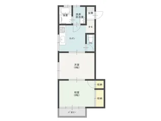 サンパレス松原【2階】の間取り