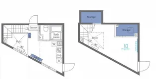 ヴァンテジオ目黒uno【2階】の間取り