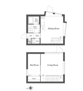 LEGALAND芝公園【4階】の間取り
