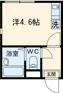 シャンテお花茶屋II【1階】の間取り