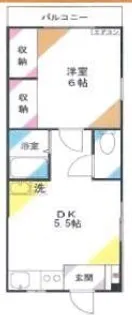 エムズコート土呂【1階】の間取り