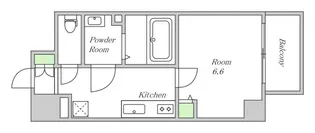 ベクス福島【7階】の間取り