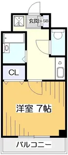 東京都小金井市本町5【マンション】の間取り