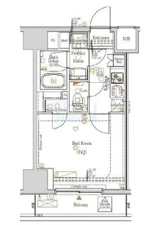 シーネクス王子【4階】の間取り