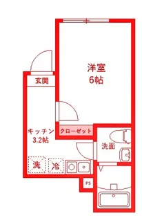 ファーマメントルーム【2階】の間取り
