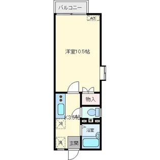 ネオパレス松尾町 A棟【2階】の間取り