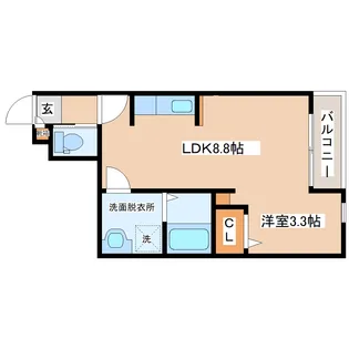 Foret Lumiere(フォレルミエール)【1階】の間取り