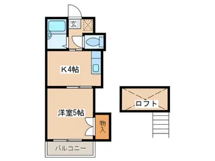 ヒルズ本厚木【2階】の間取り