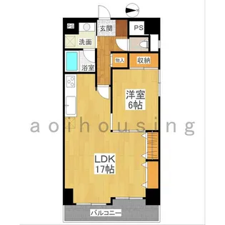 ドミール松原【1階】の間取り