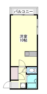 ロゼーヌ城西【1階】の間取り