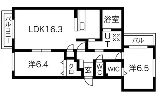 TURAN N20【3階】の間取り