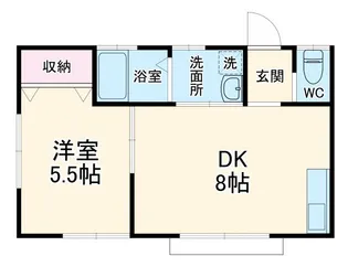 ヴィブレ久喜【1階】の間取り