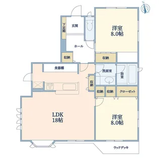 東京都武蔵野市中町2【一戸建】の間取り