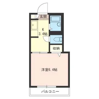 ヴェルトーレ王子神谷【2階】の間取り