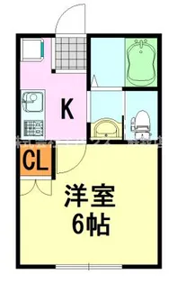 フォレストツインハウスII【1階】の間取り