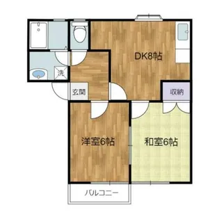 グランビア麻生【2階】の間取り
