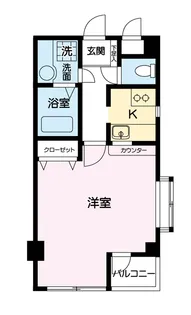 ハイツコスモ【1階】の間取り