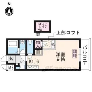 ホワイトハイムKAGAMIISHI【1階】の間取り