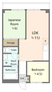 アーバンハイツNOA【4階】の間取り