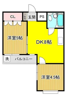 エルドラド香貫【3階】の間取り